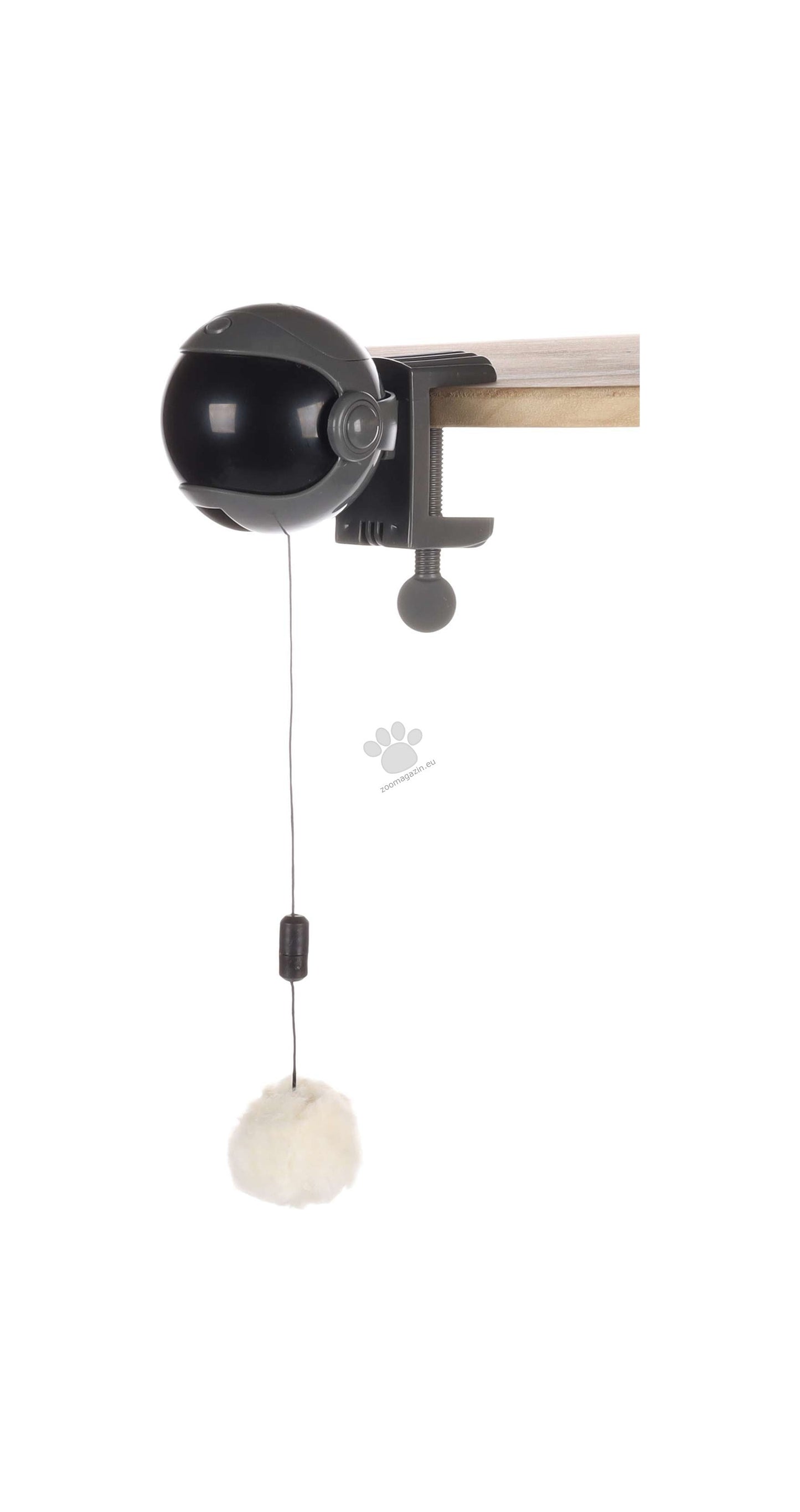 Flamingo Electronic Toy Yoyo Dark Grey- електронна играчка за котки 8,8 / 12,3 / 14,5 см