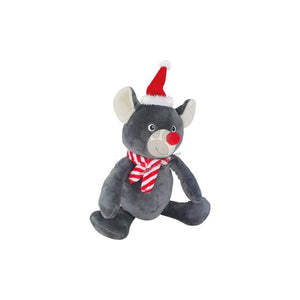 Nobby Xmas Plush Mouse - коледна плюшена мишка 39 см