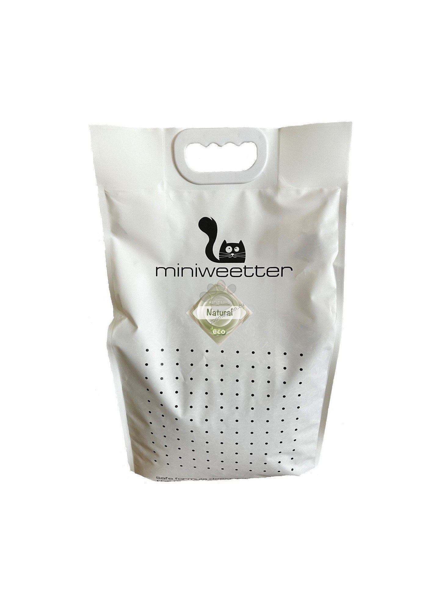 Miniweetter Natural - екологична котешка тоалетна от соя  без аромат