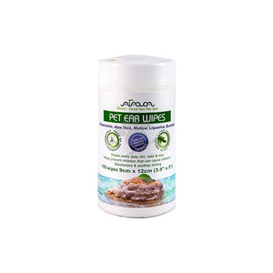 Arava Pet Ear Wipes - кърпички за почистване на уши за кучета и котки 100 бр