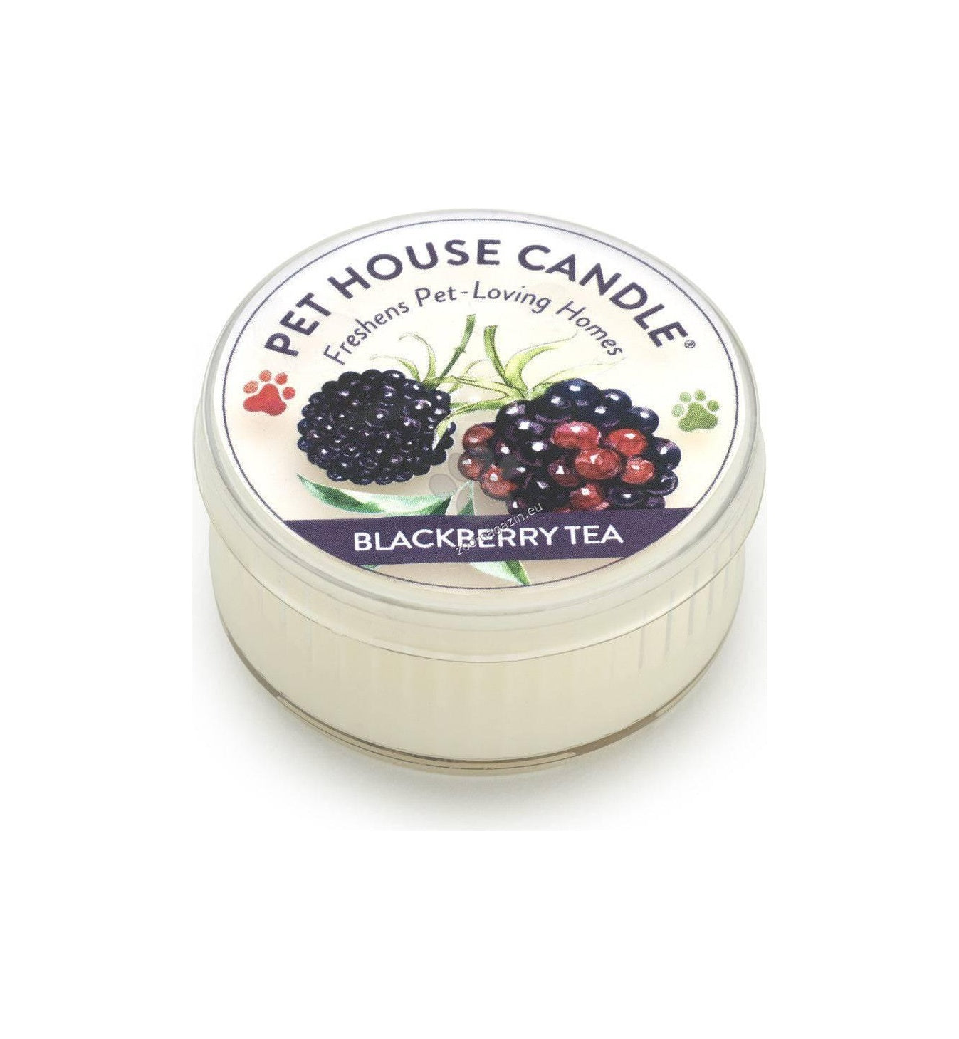 Pet House Candles Blackberry Tea - натурална свещ с аромат на къпинов чай