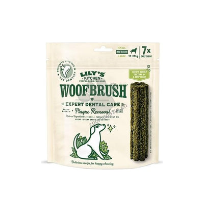 Lilys Kitchen Wolfbrush Medium - дентални лакомства за кучета от 11 до 25 кг, 7 бр.