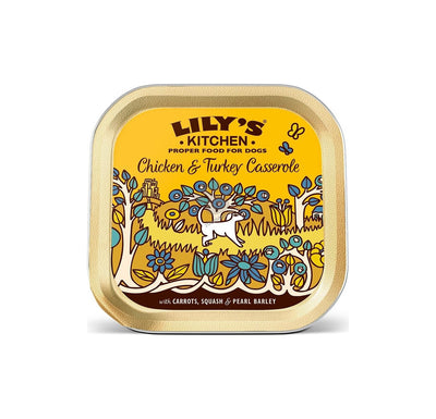 Lilys Kitchen Dog Chicken and Turkey Casserole - консерва за кучета с пилешко и пуешко 150 гр