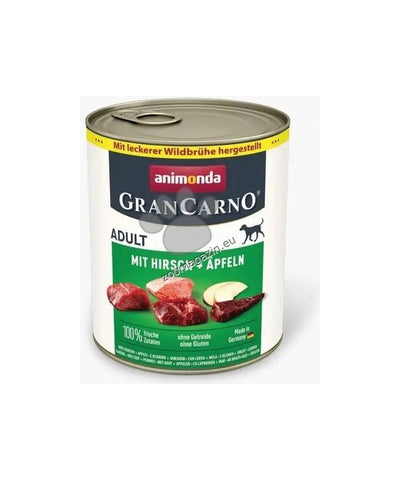 GranCarno Plus - храна за кучета с еленско месо и ябълки