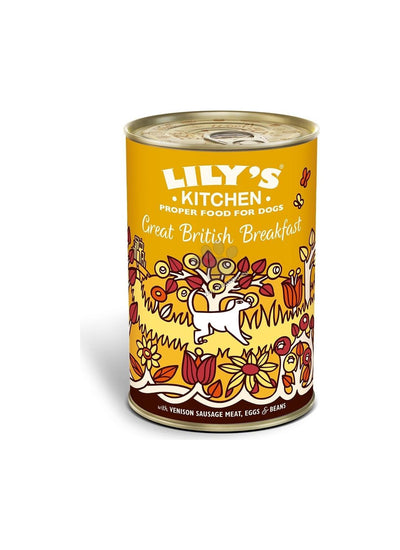 Lilys Kitchen Dog Great British Breakfast - консерва за кучета с еленско 400 гр.