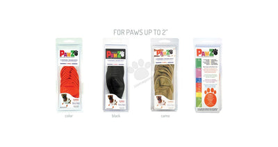 Pawz XS Orange - каучукова водоустойчива обувка за кучета с дължина на лапата до 5 см, оранжева, 1 брой
