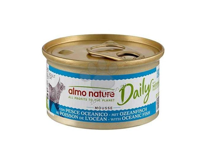 Almo Nature Daily Mousse with Ocean Fish - консерва за котки с океанска риба 85 гр