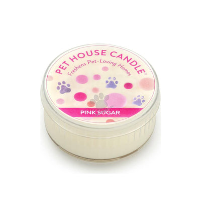 Pet House Mini Candles Pink Sugar - мини натурална свещ с аромат на захарен памук 42 гр.