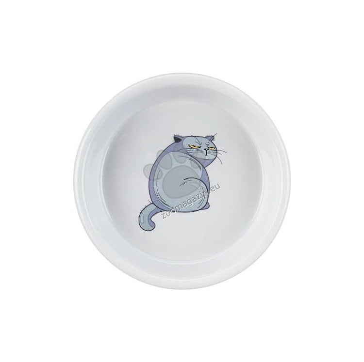 Trixie Ceramic Bowl - керамична купичка за котка 250 мл