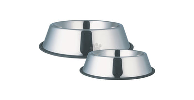 Enjoy Castron Antiderapant Inox - метална купичка с гумен кант