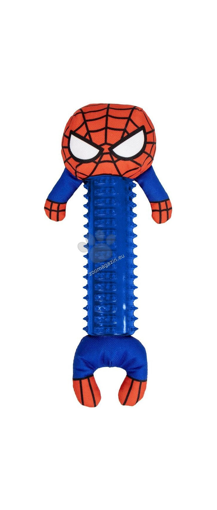 Cerda Dog TPR Toy Spiderman - играчка за куче с термопластичен каучук 11 / 30 / 9 см