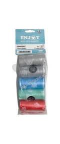 Enjoy PawPrint Poop Bags Mixed Colors - хигиенни торбички 10 бр