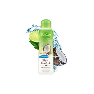 TropiClean Lime and Coconut Shed Control Shampoo - шампоан за кучета и котки 355 мл
