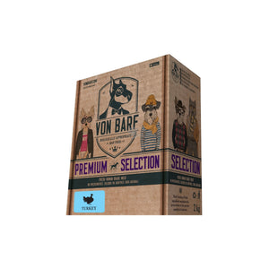 Von Barf Premium Selection Turkey - сурова храна за кучета с пуешко, зеленчуци и плодове 2 кг