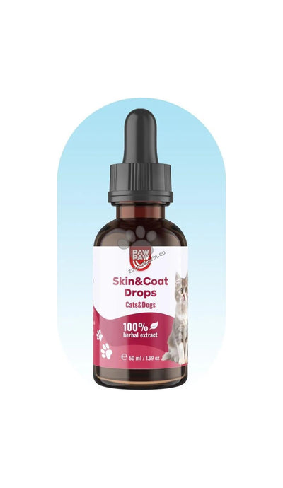 Paw2Paw Skin Comfort Drops - билкови капки при проблеми с кожата и козината 50 мл