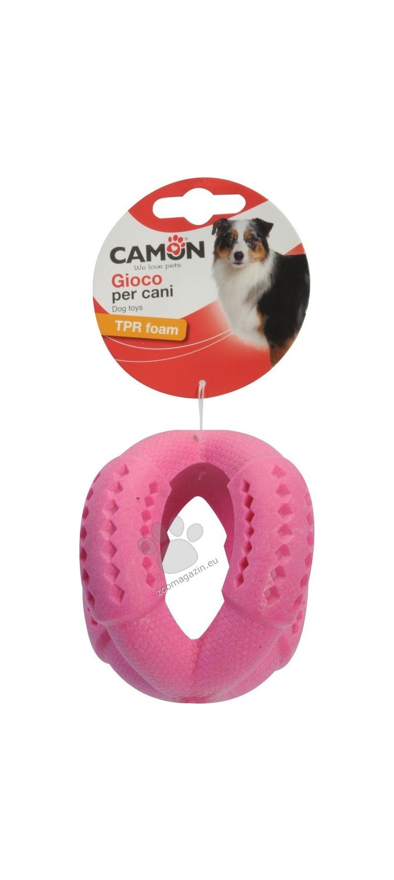 Camon Dog toy - TPR foam sphere - кучешка играчка 11 см.