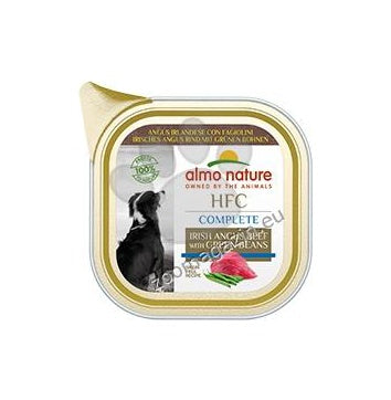 Almo Nature HFC Complete with Angus Beef and Green Beans - пастет за кучета с ирландско телешко и зелен боб 85 гр