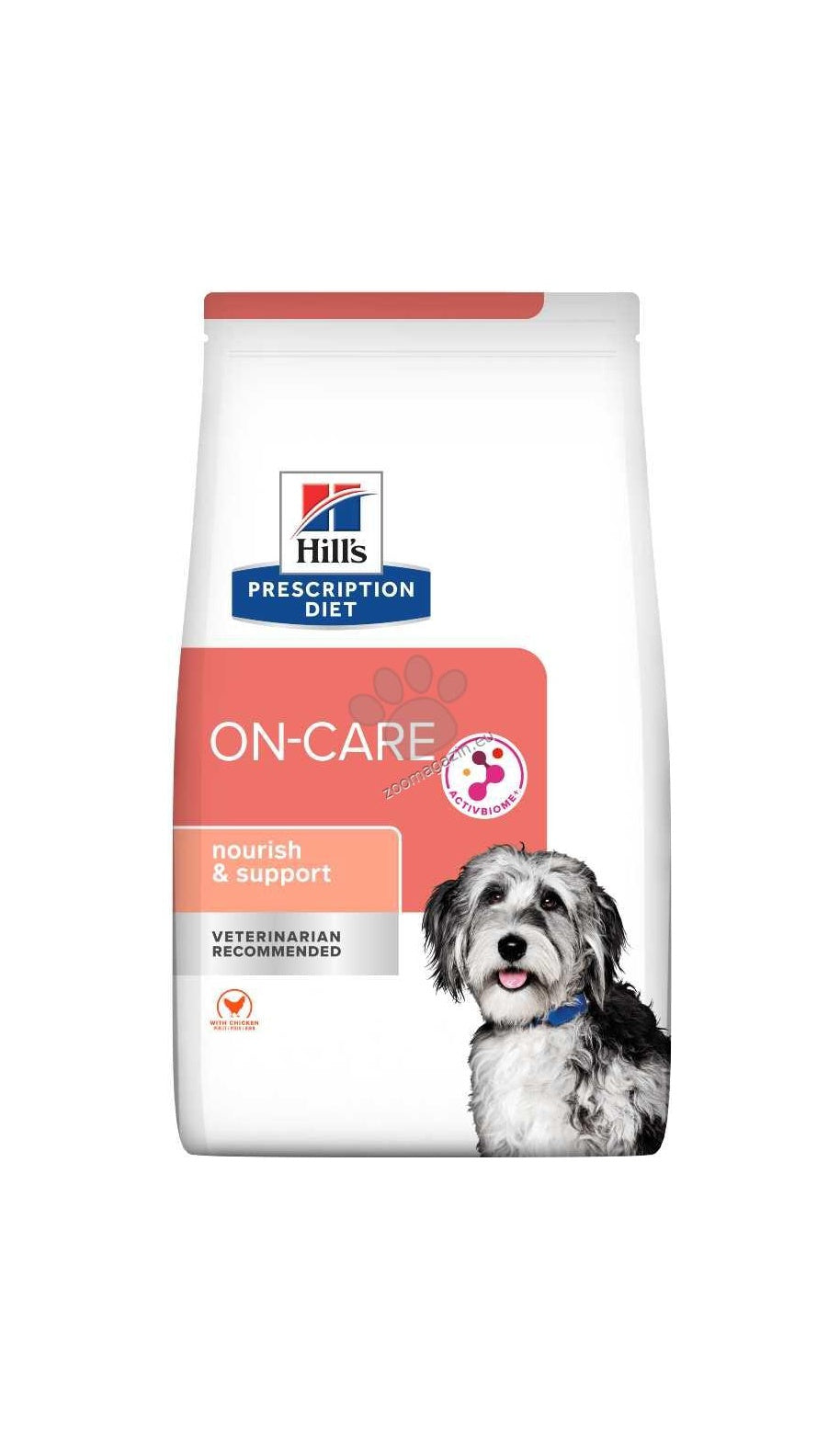 Hills Prescription Diet On-Care – лечебна суха храна за кучета. страдащи от тежки заболявания, с пилешко
