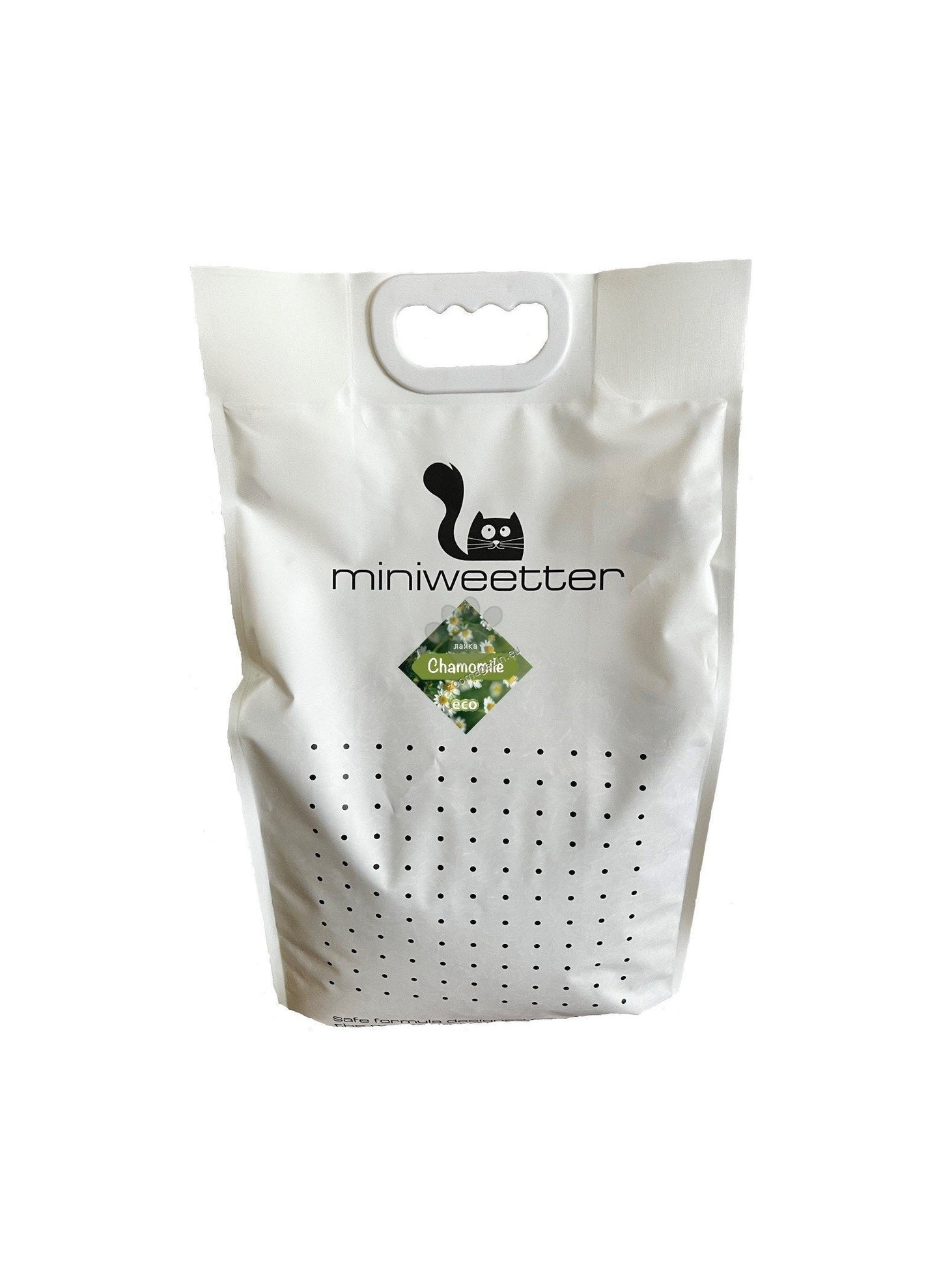Miniweetter Chamomile - екологична котешка тоалетна от соя с аромат лайка