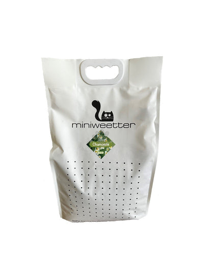 Miniweetter Chamomile - екологична котешка тоалетна от соя с аромат лайка