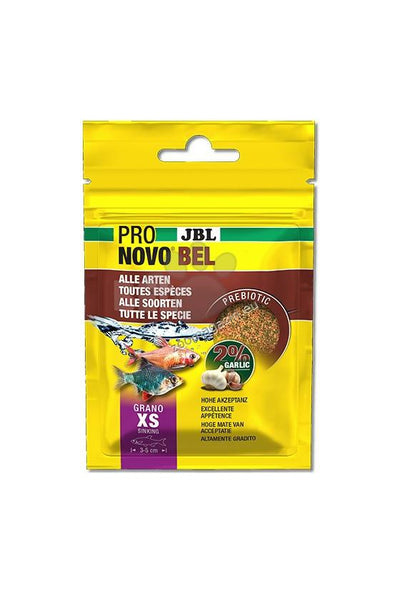 JBL ProNovo Bel Grano XS - основна храна на гранули за всички аквариумни рибки 20 мл