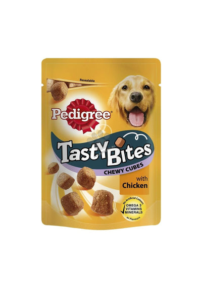 Pedigree Tasty Minis - лакомство за куче с пилешко и патешко месо 130 гр