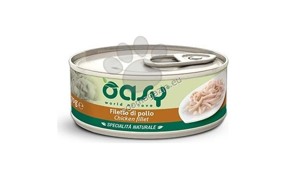 Oasy Cat Natural Chicken - консерва за котки с пиле 70 гр.