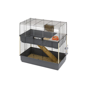 Ferplast - Rabbit 100 Double - клетка за зайци 99 / 51.5 / 92 cm