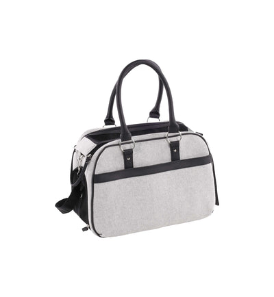 Flamingo Carrying Bag Justine Light Grey - чанта от плат за кучета, светлосив 44 / 23 / 32 см