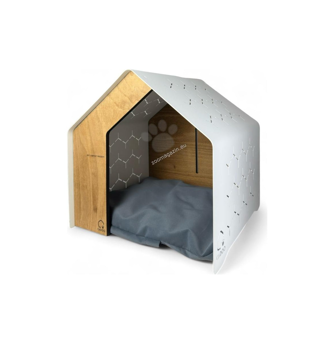 Cadoo Krabi Soft White - луксозна къщичка за домашни любимци 50 / 50 / 50