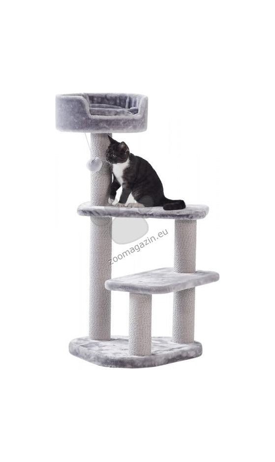Nobby cat scratcher classic Zera - котешка драскалка 50 / 50 / 97 см сив