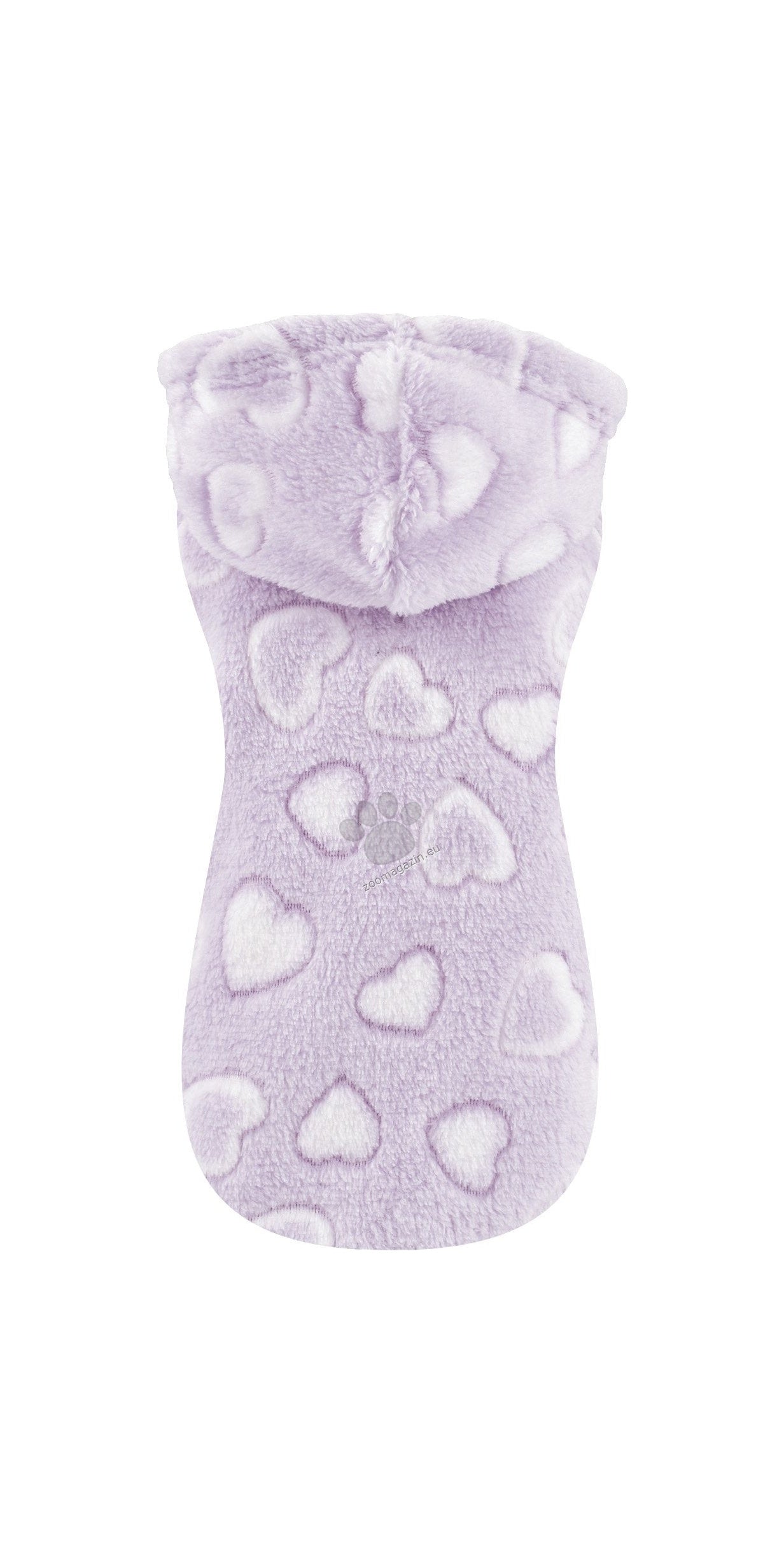 Nayeco Heart Hoodie - суитшърт за кучета (лилав)