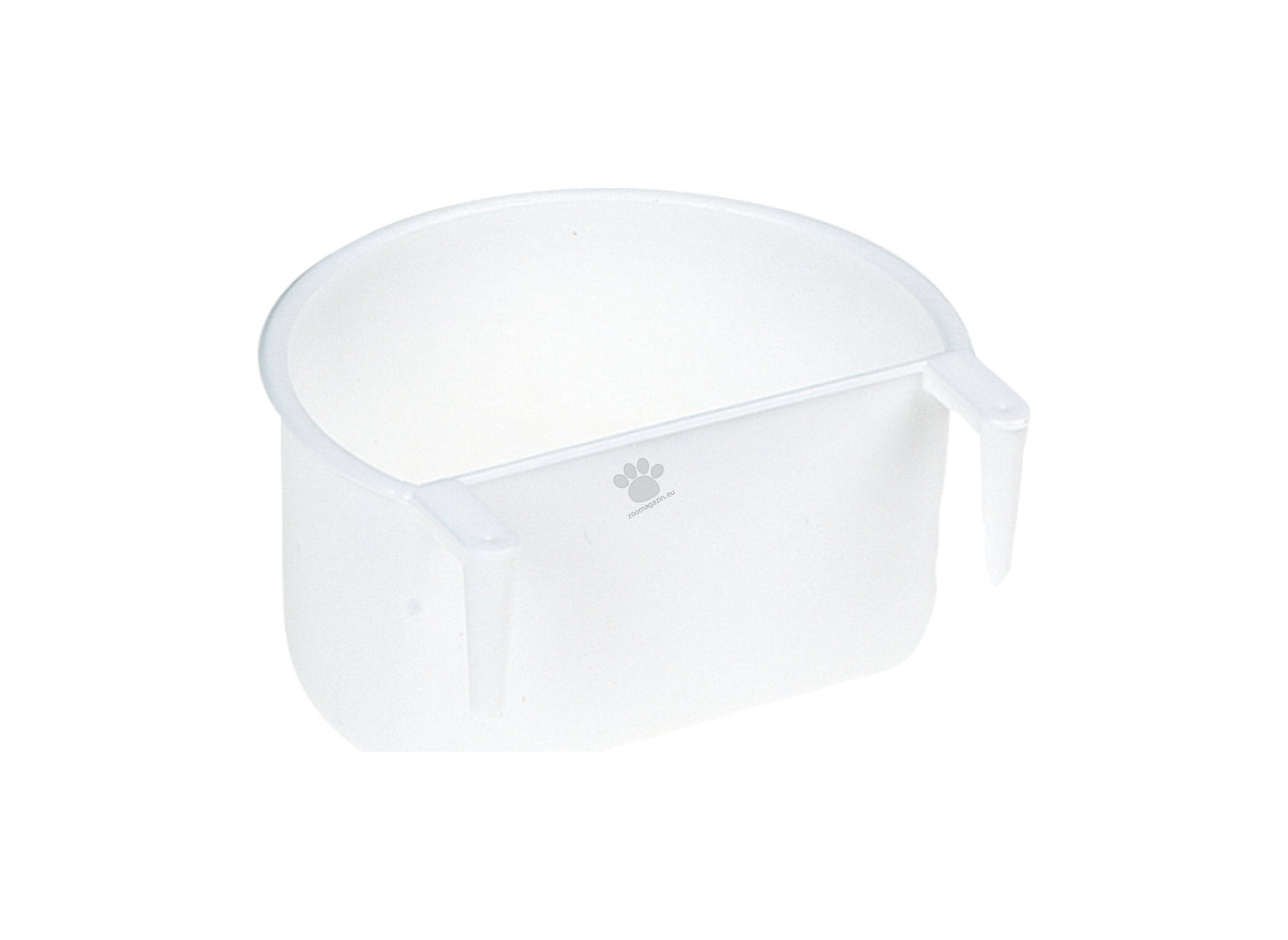 Flamingo Seed And Ziff - хранилка за птици 100 мл, бяла