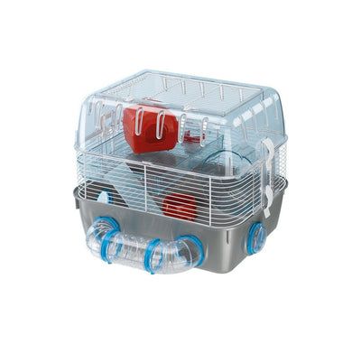 Ferplast - Combi 1 Fun - клетка за хамстери, с пълно оборудване 40,5 / 29,5 / 32,5 см.