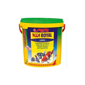 Sera  - Koi Royal Large - основна храна за млади кои и големи по размер езерни рибки 21000 мл.