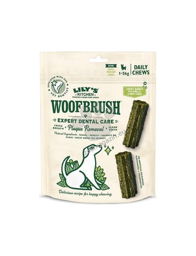 РАЗПРОДАЖБА Lilys Kitchen Wolfbrush Mini - дентални лакомства за кучета до 5 кг, 7 бр.