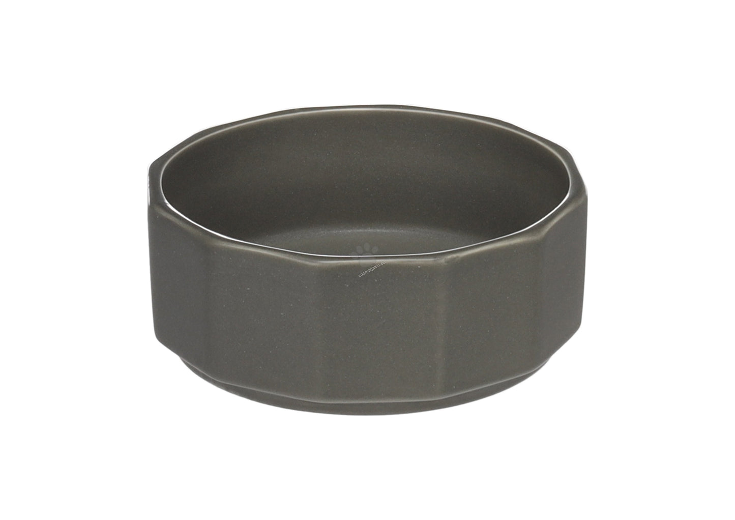 Flamingo Feeding and Drinking Bowl Valerio Round - купичка за храна и вода, сива 800 мл