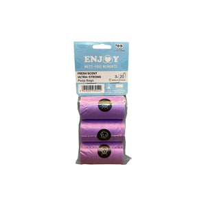 Enjoy Fresh Scent Ultra-Strong Poop Bags - хигиенни торбички 3 бр