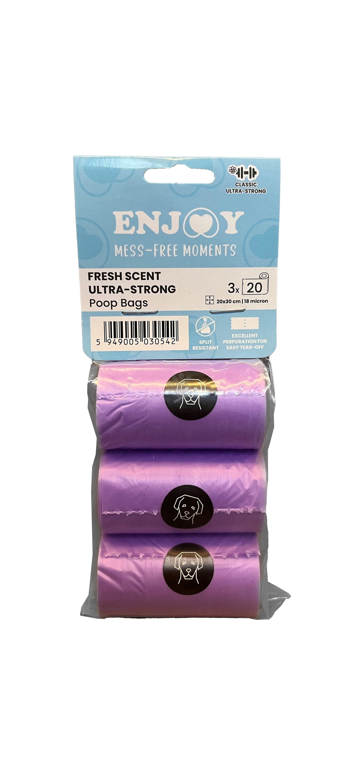 Enjoy Fresh Scent Ultra-Strong Poop Bags - хигиенни торбички 3 бр