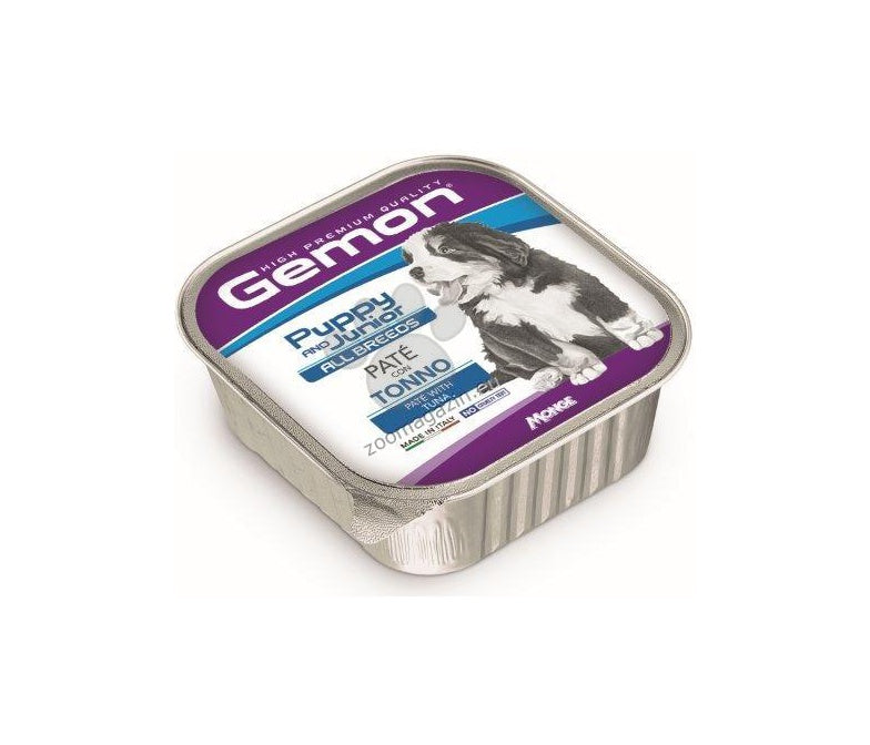 Gemon Puppy Junior All Breeds Pate with Tuna – терин за кученца от всички породи с риба тон 150 гр