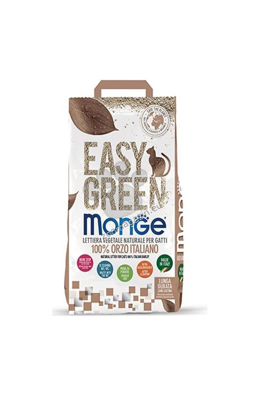 Monge Easy Green Natural Vegetal Litter - натурална котешка тоалетна от ечемик 3,8 кг