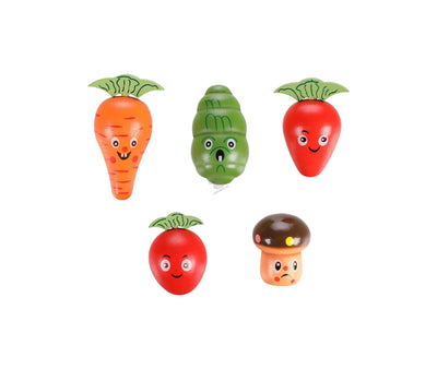 Flamingo Nibble Wood Groecha Mix - дървени играчки за дъвчене 10,5 / 7 см