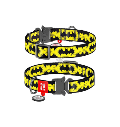 Collar Waudog Nylon Dog Leash Batman - нашийник