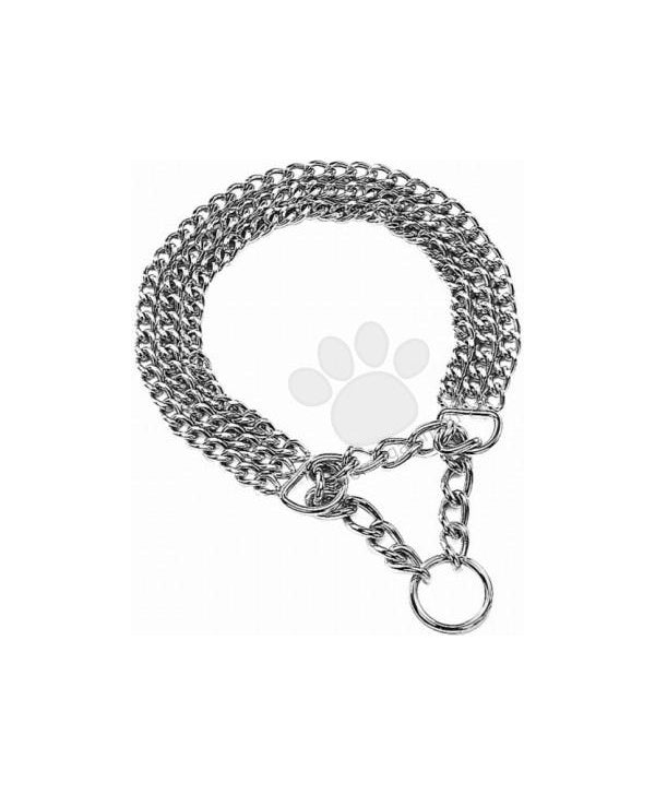 Nobby Chains choker, three rows - нашийник колие троен, за кучета с обиколка на врата до 65 см.