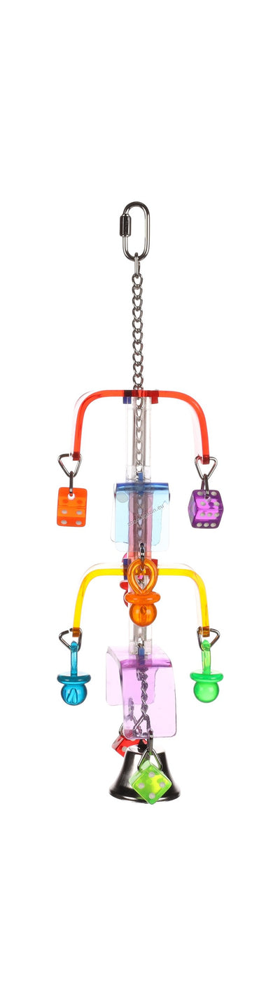 Flamingo Bird Toy Cage Hanger - играчка за птици