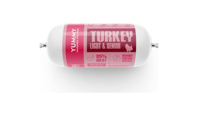 Yummy Turkey Light & Senior - саламче с пуешко месо