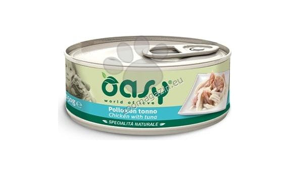 Oasy Dog Natural Chicken / Tuna - консерва за куче с пилешко месо и риба тон 150 гр.