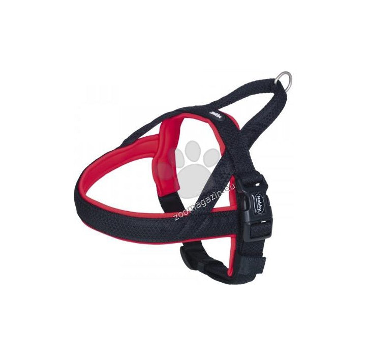 Nobby Mesh Preno Norwegian - мек нагръдник 50 - 64 см. / 25 - 35 мм.   червен