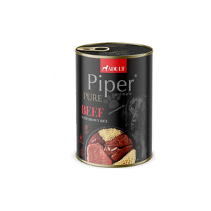Piper Pure Dog Adult Beef - храна за кучета с говеждо и кафяв ориз 400 гр