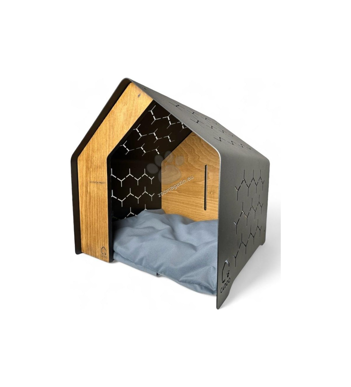 Cadoo Krabi Midnight Black - луксозна къщичка за домашни любимци 50 / 50 / 50